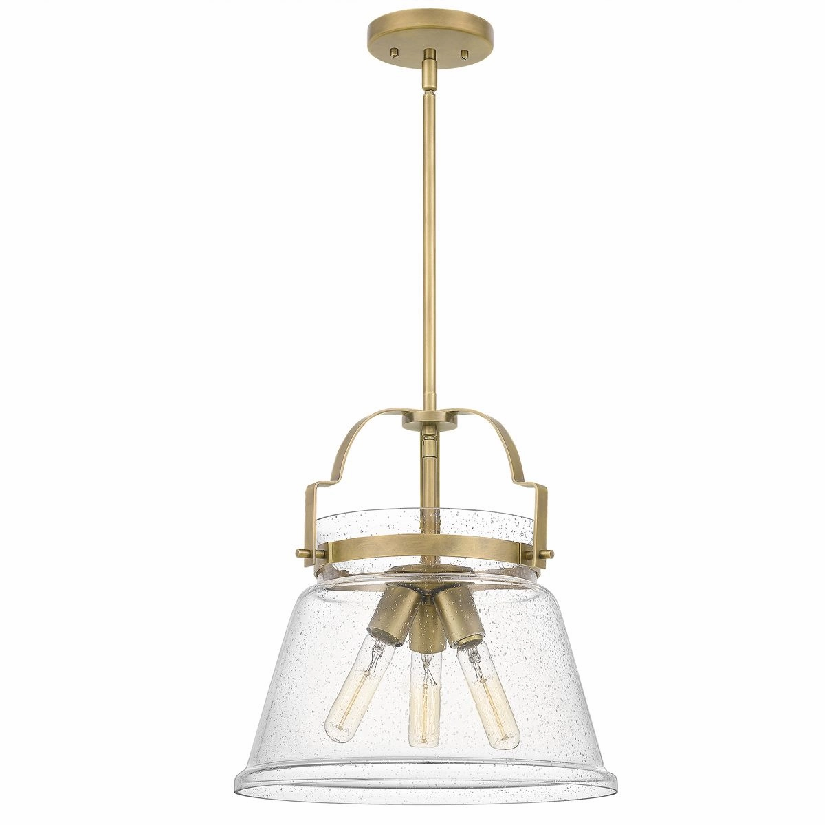 Wimberley 3 Light Brass Pendant Light sleek LED ceiling lamp