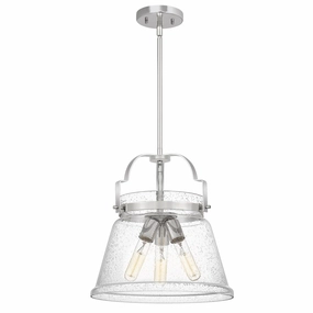 Wimberley 3 Light Polished Chrome Pendant Light sleek LED ceiling lamp