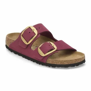 Women's Arizona Big Buckle Sandals - Narrow In Berry Crush