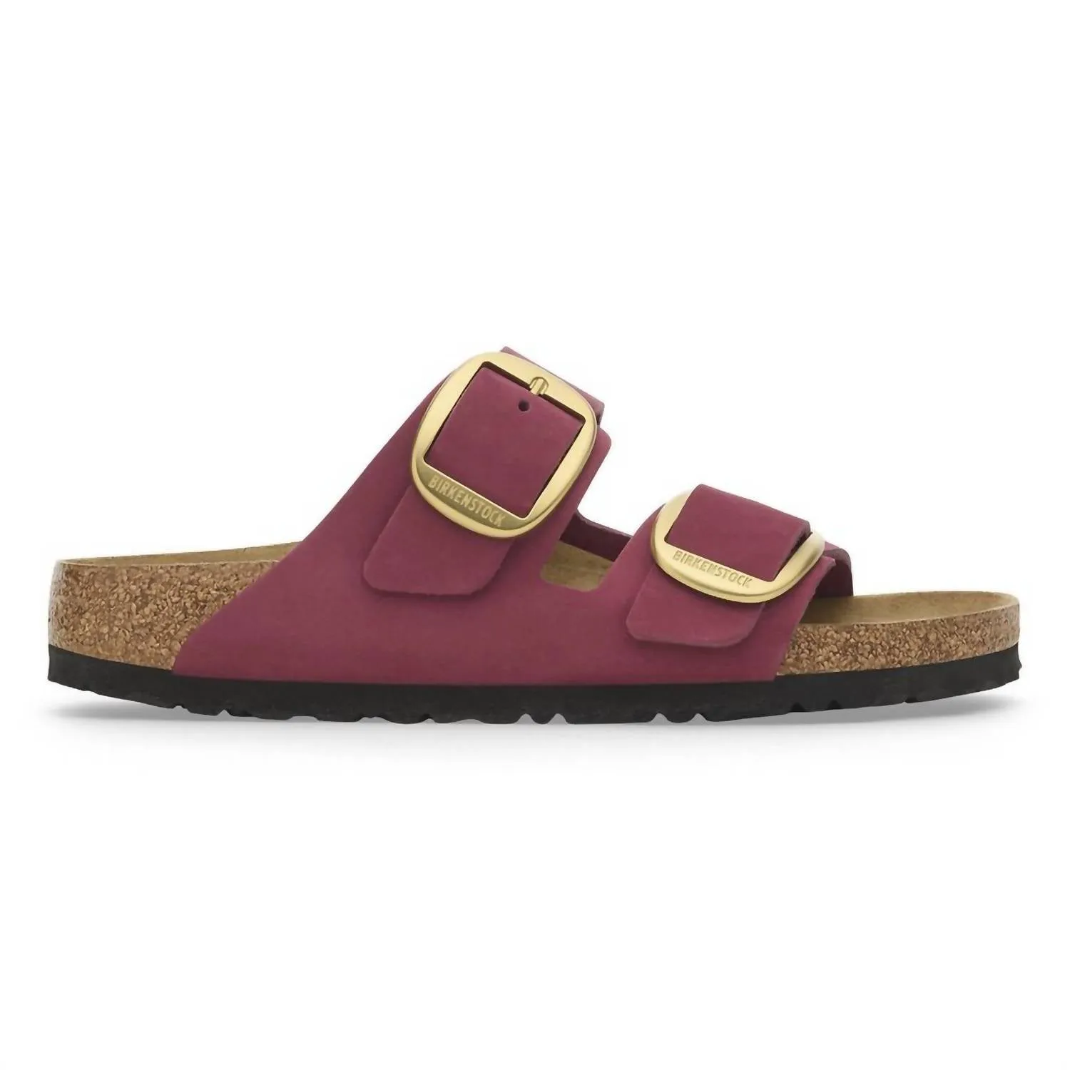 Women's Arizona Big Buckle Sandals - Narrow In Berry Crush