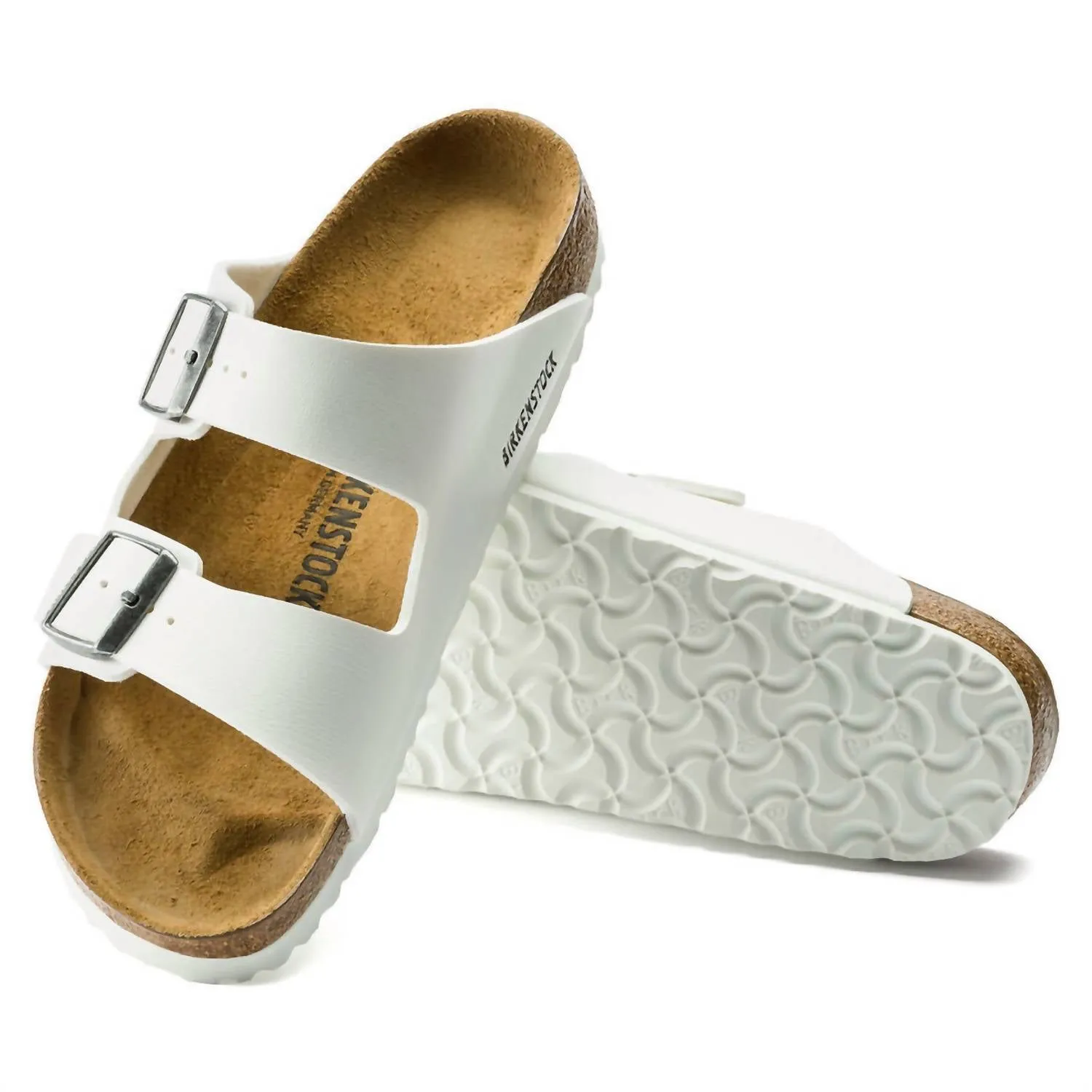 Women's Arizona Birko Flor Sandal In White