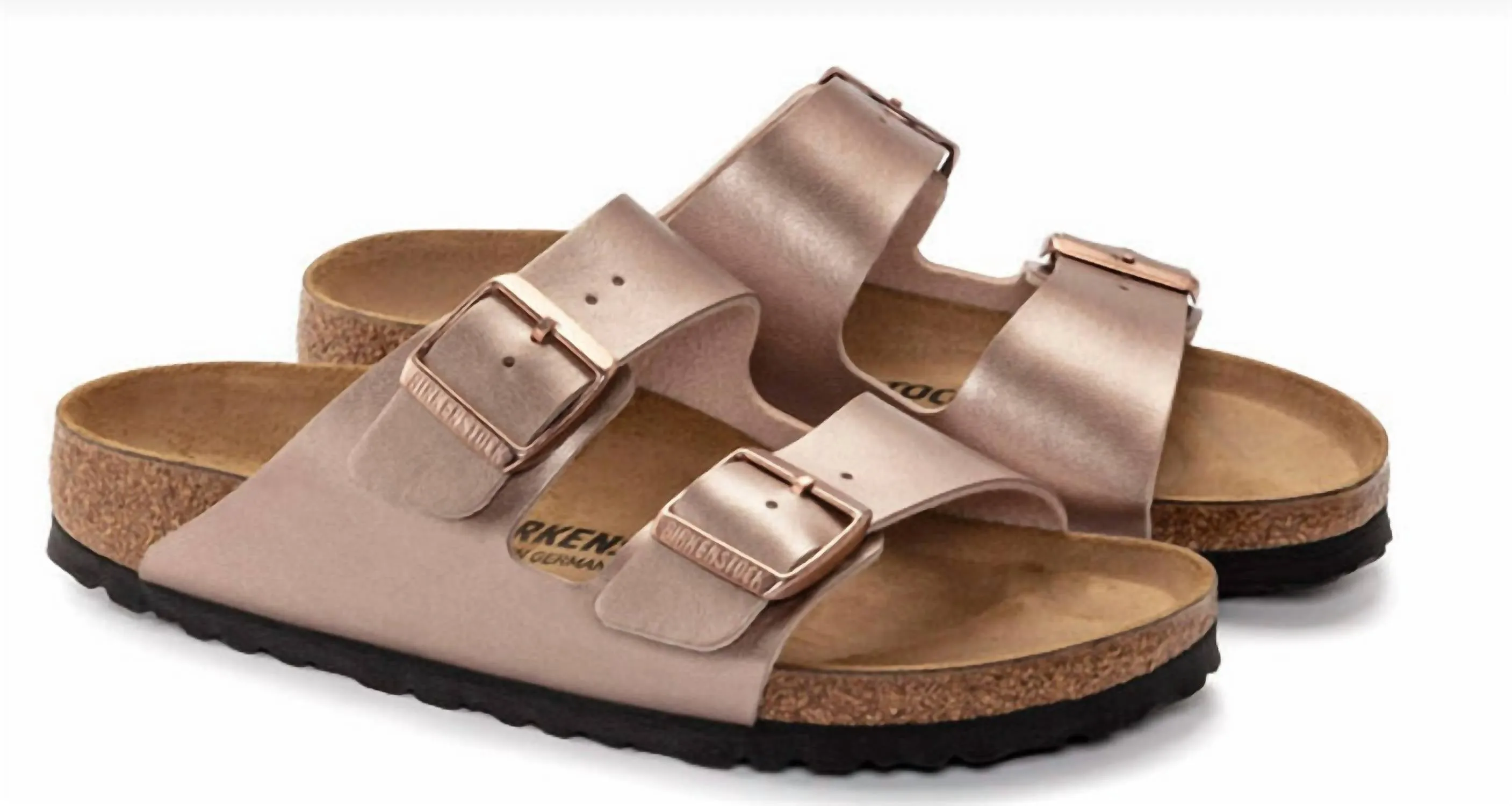 Women's Arizona Birko-Flor Sandals In Copper