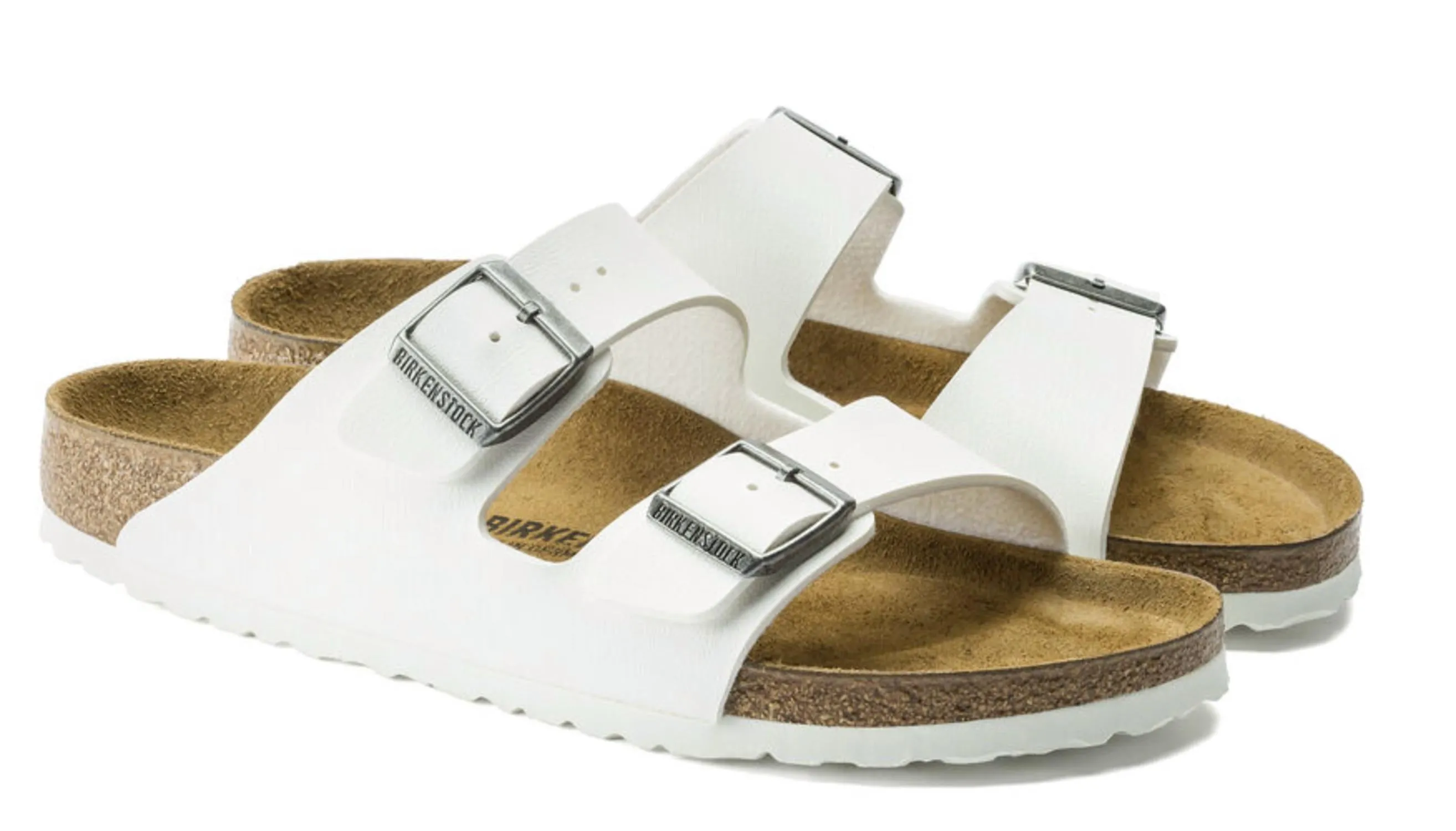 Women's Arizona Birko Flor Sandals In White