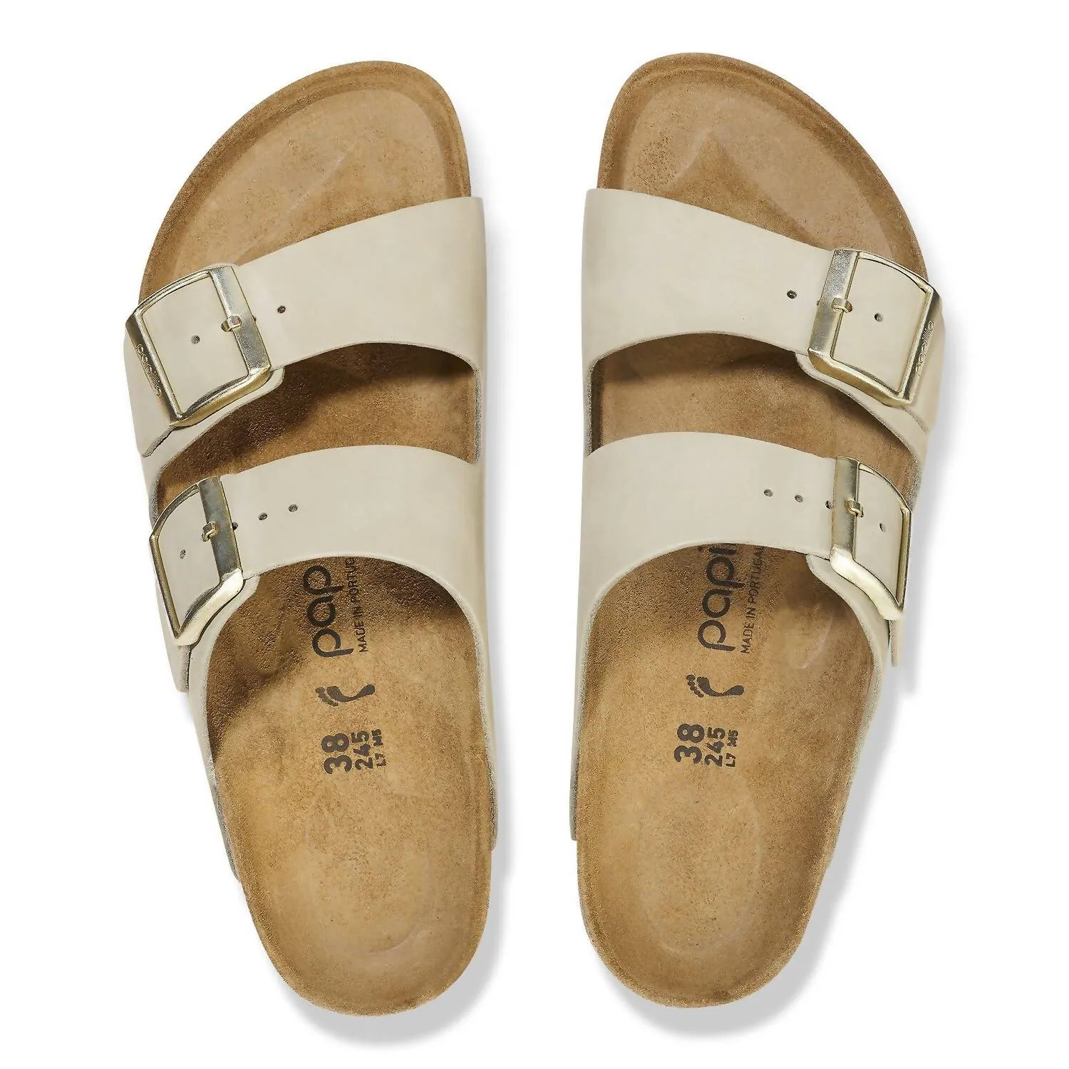 Women's Arizona Pap Flex Platform Leather Sandal - Narrow Width In Eucalyptus