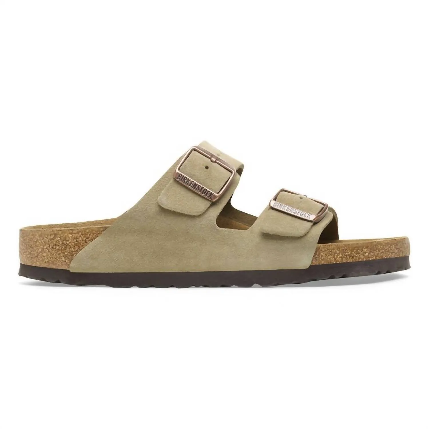 Women's Arizona Sandals In Taupe Suede