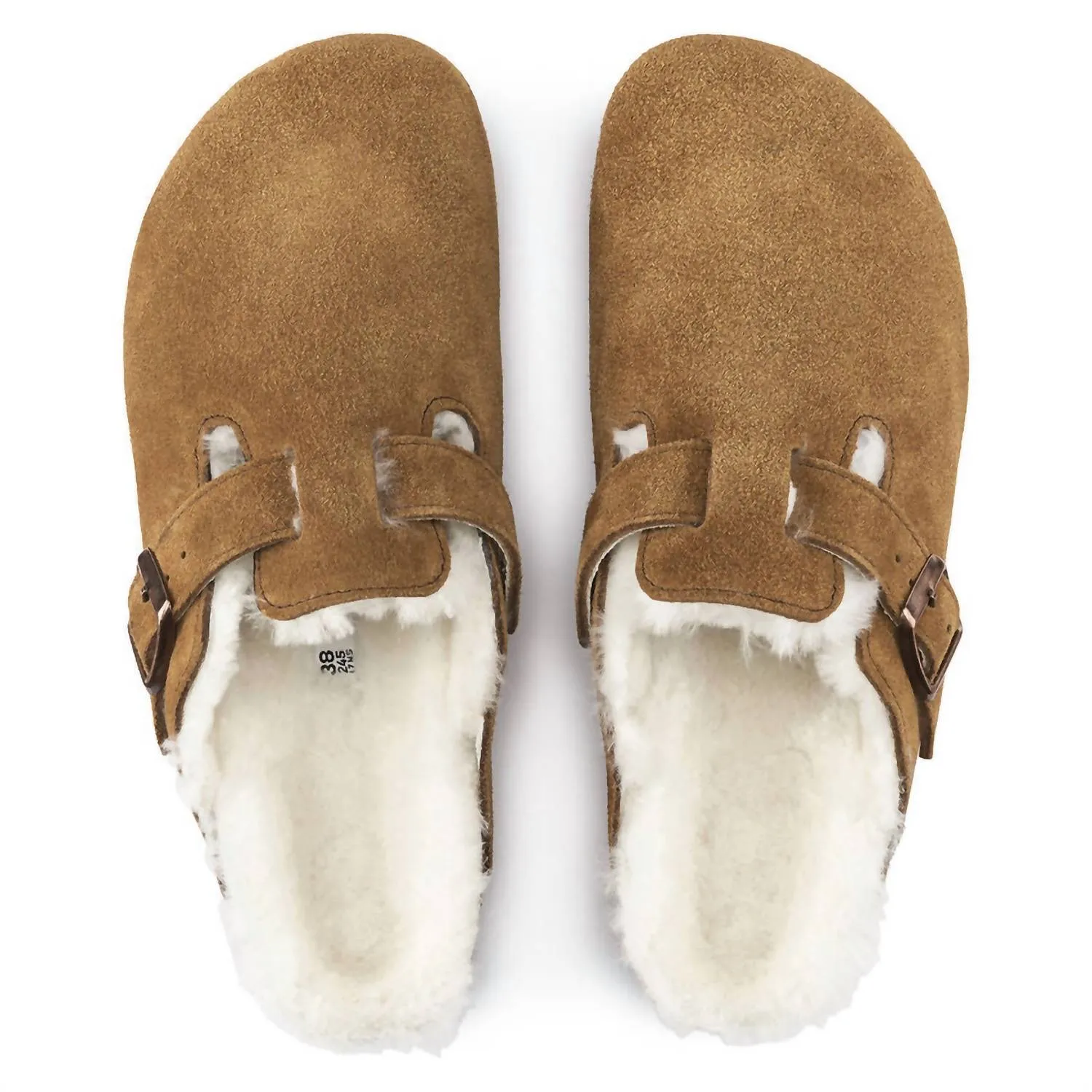 Women's Boston Shearling Clog In Mink