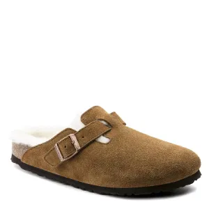 Women's Boston Shearling Clog In Mink