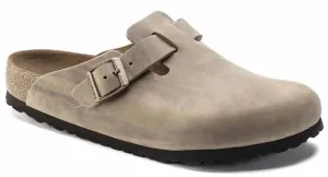 Women's Boston Soft Footbed Oiled Leather Medium/narrow In Tabacco