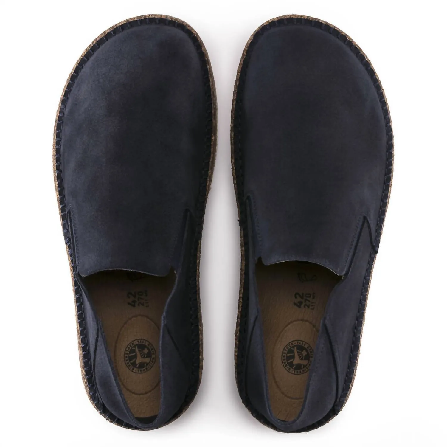 Womens Callan Suede Slip-On - Narrow Width In Navy