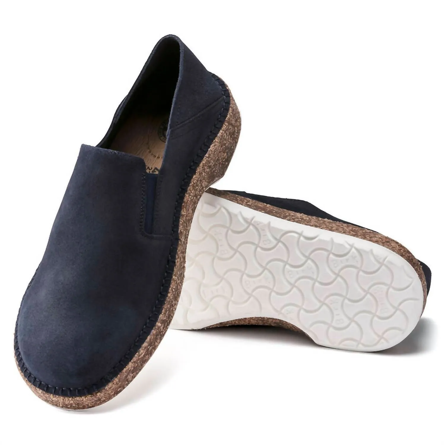Womens Callan Suede Slip-On - Narrow Width In Navy