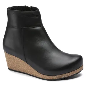 Women's Ebba Leather Boots - Narrow Width In Black