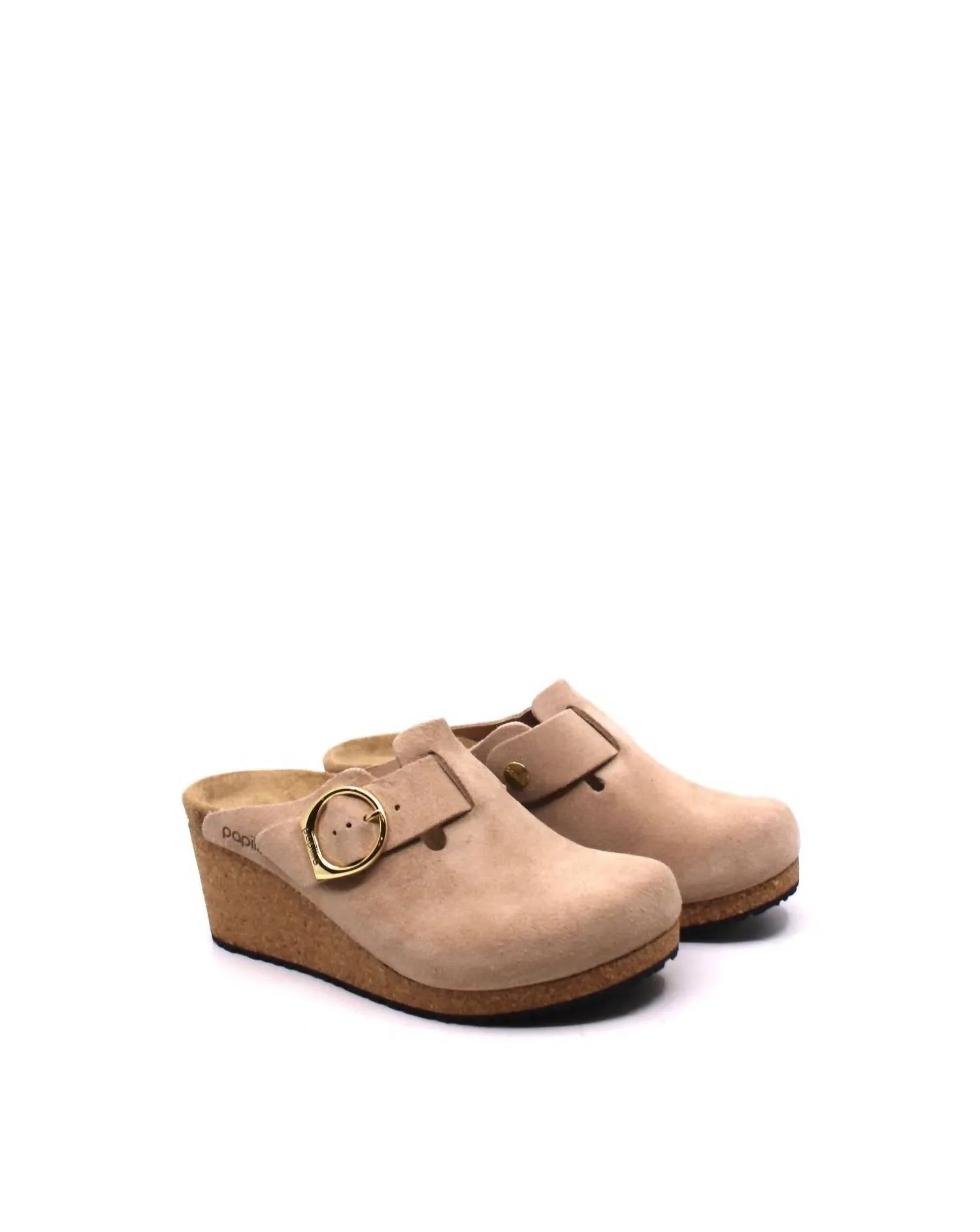 Women's Fanny Wedge Clog In Sand Narrow