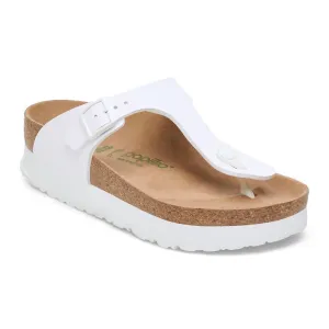 Women's Gizeh Platform Birko-Flor Sandal - Regular Fit In White