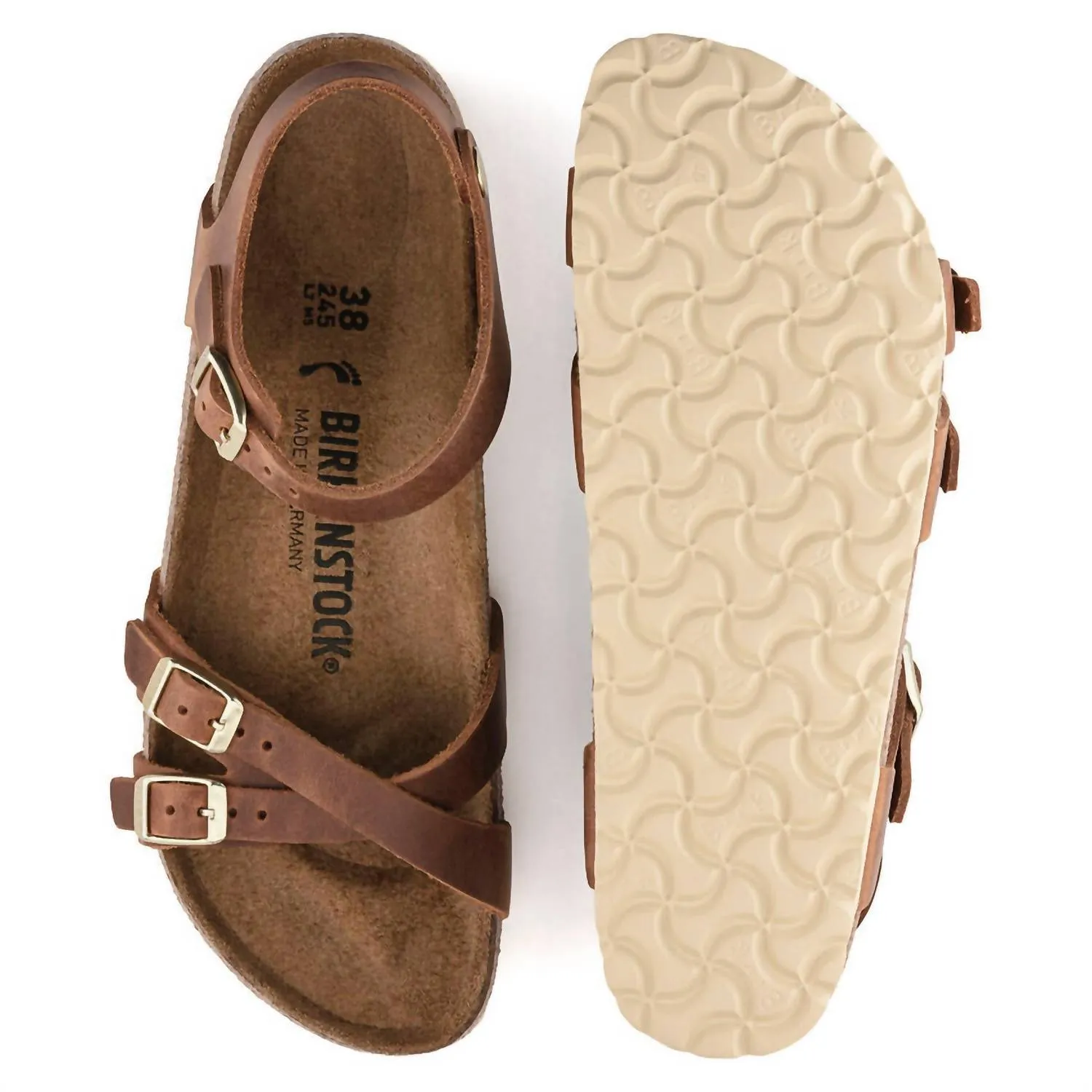 Women's Kumba Sandals In Cognac