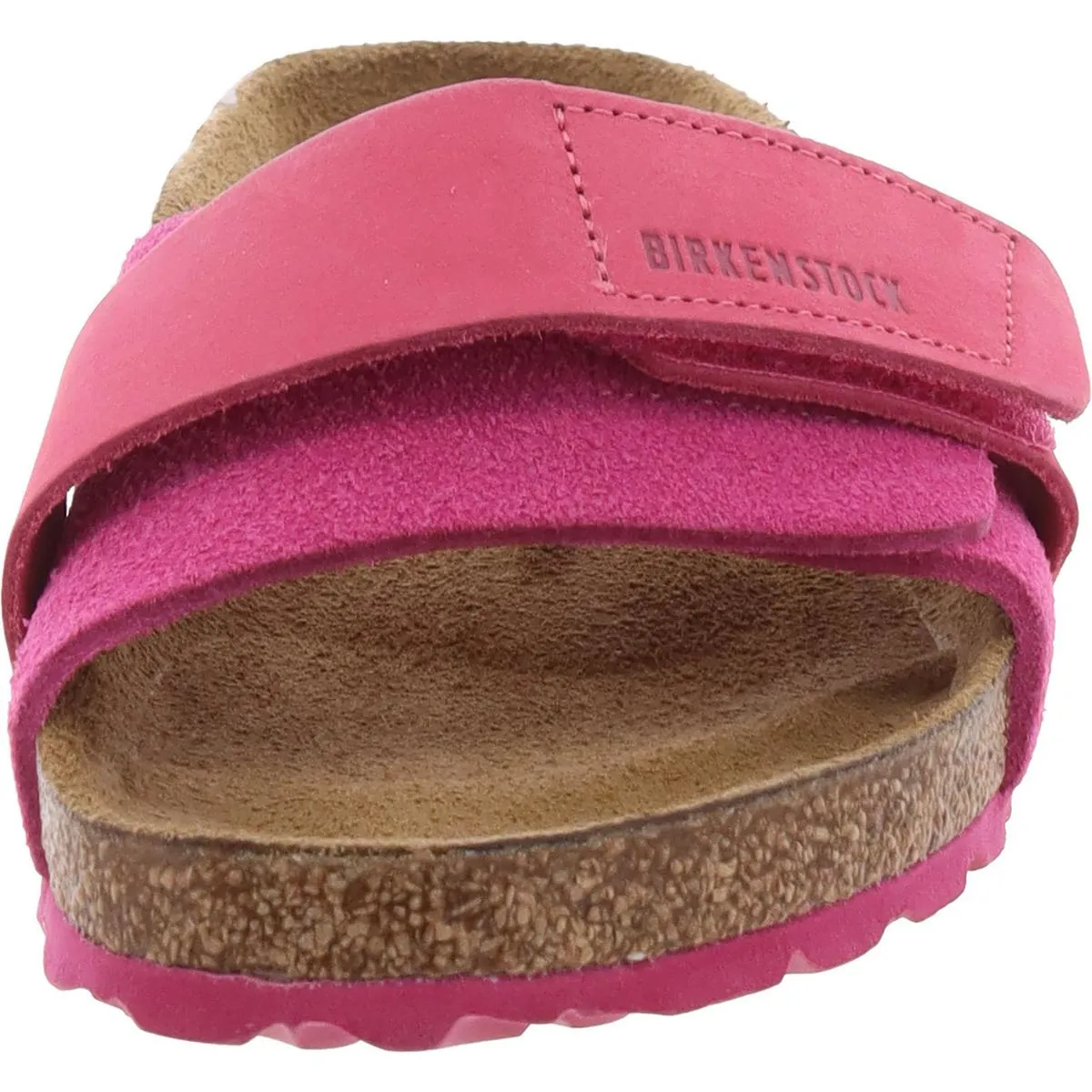 Womens Leather Slip On Slide Sandals
