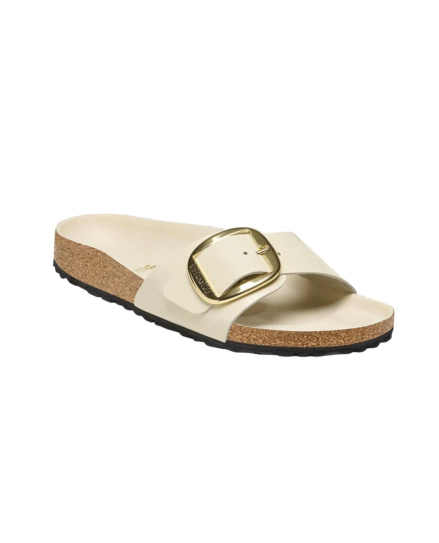 Women's Madrid Big Buckle Sandal In Ecru