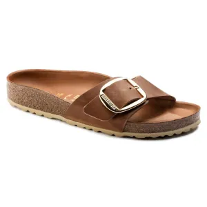 Women's Madrid Big Buckle Sandals In Cognac