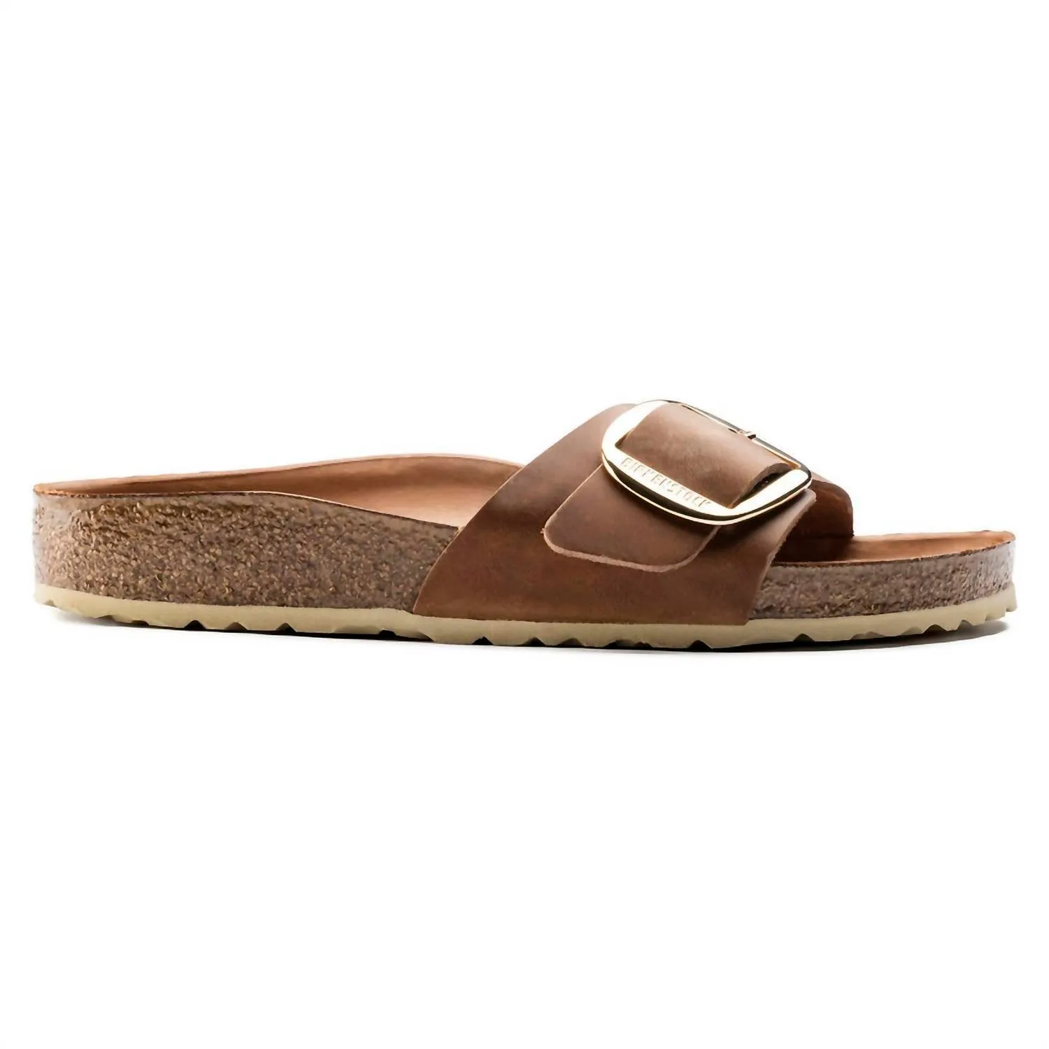 Women's Madrid Big Buckle Sandals In Cognac
