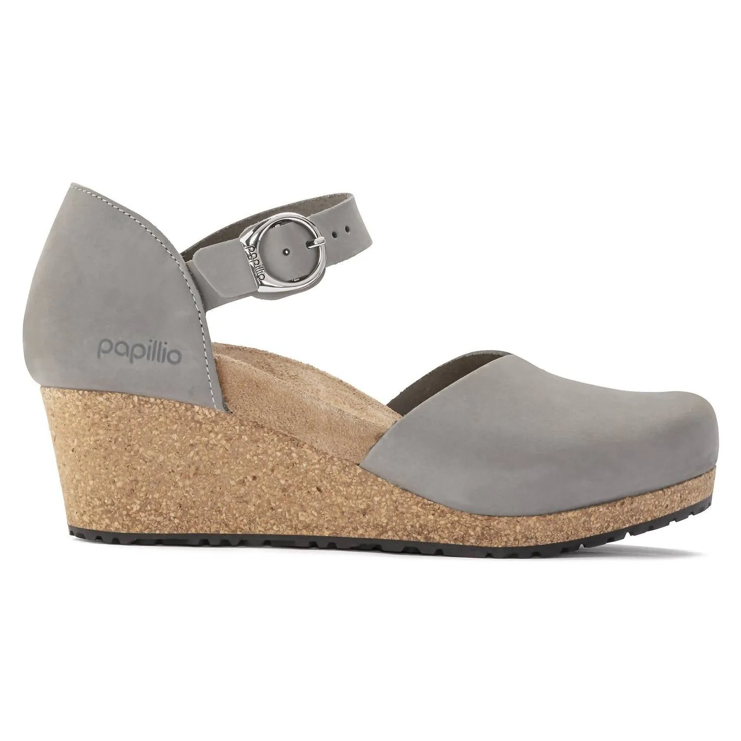 Women's Mary Ring-Buckle Sandal In Dove Grey