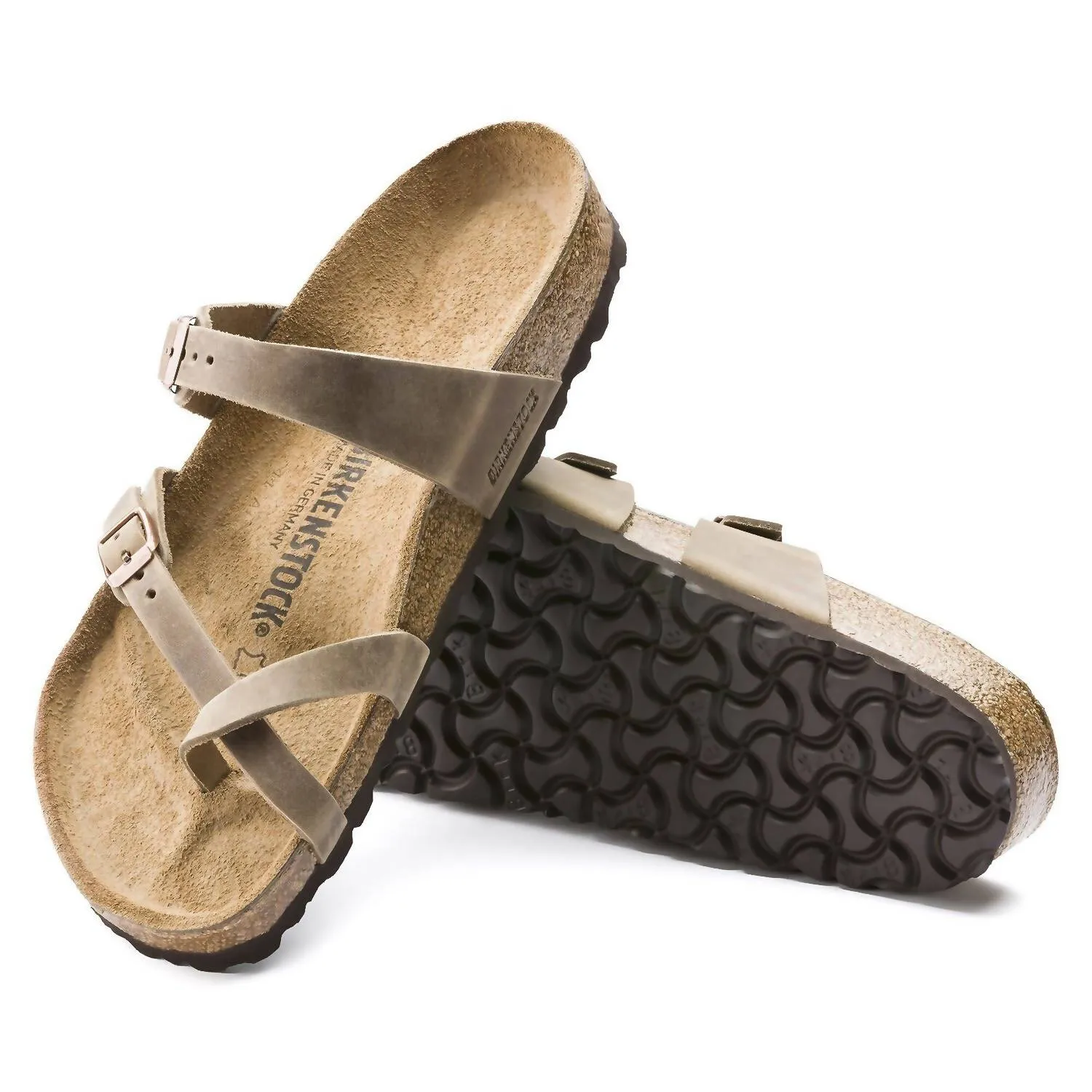 Women's Mayari Oiled Leather Sandal - Narrow Width In Brown Brown