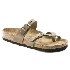 Women's Mayari Oiled Leather Sandal - Narrow Width In Brown Brown