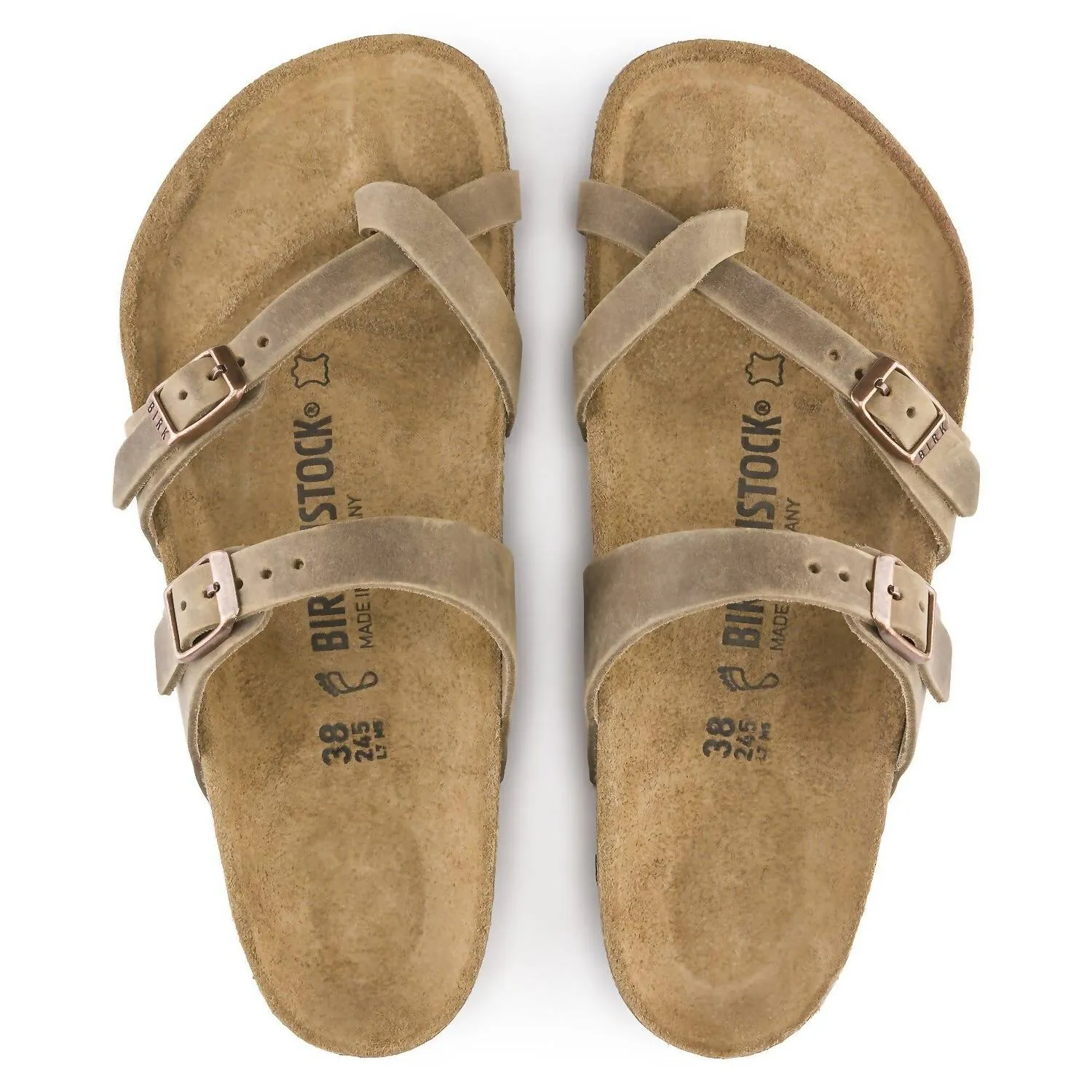 Women's Mayari Oiled Leather Sandal - Narrow Width In Brown Brown