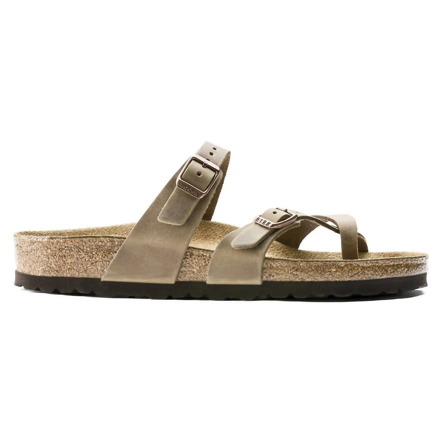 Women's Mayari Oiled Leather Sandal - Narrow Width In Brown Brown