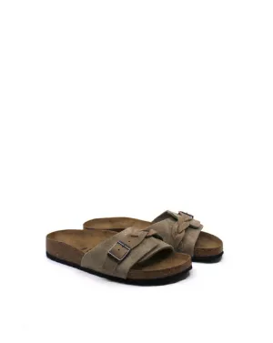 Women's Oita Braid Slip On Sandals - Narrow Width In Taupe