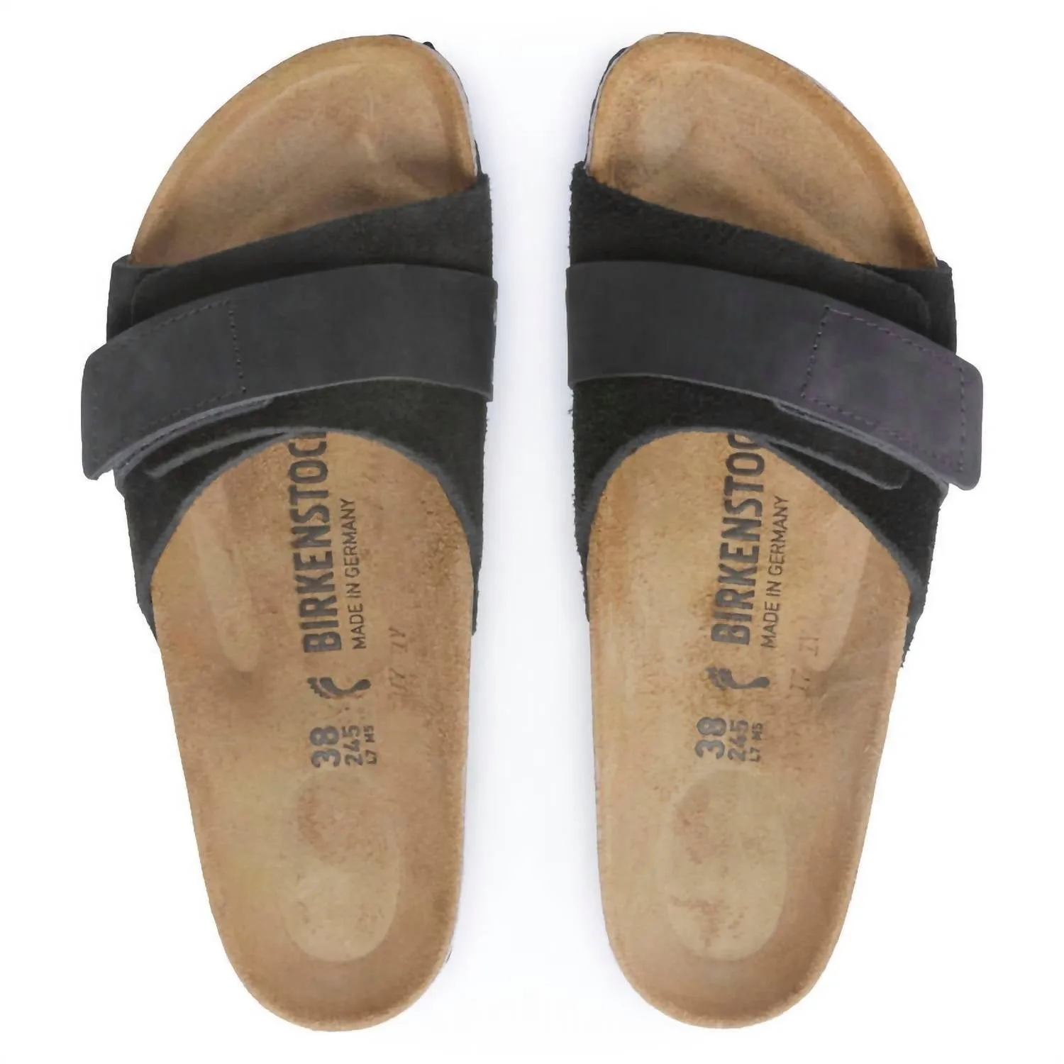 Women's Oita Suede Leather Sandal In Black