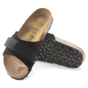 Women's Oita Suede Leather Sandal In Black