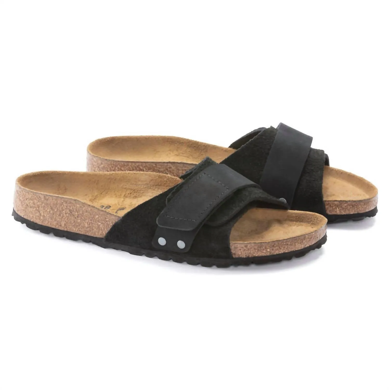 Women's Oita Suede Leather Sandal In Black