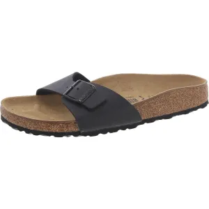 Womens Slip On Open Toe Slide Sandals