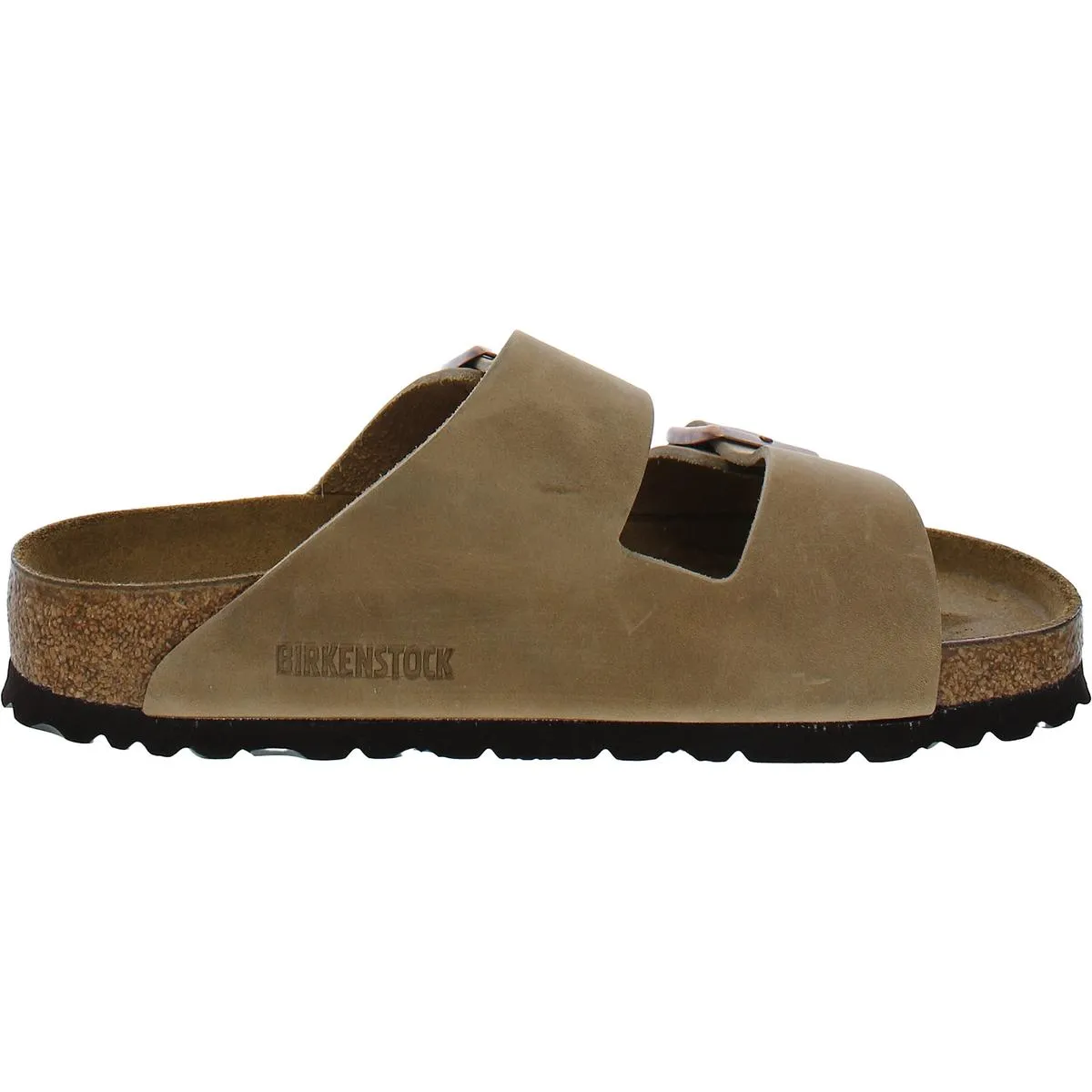 Womens Suede Open Toe Slide Sandals