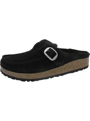Womens Suede Slide Sandals