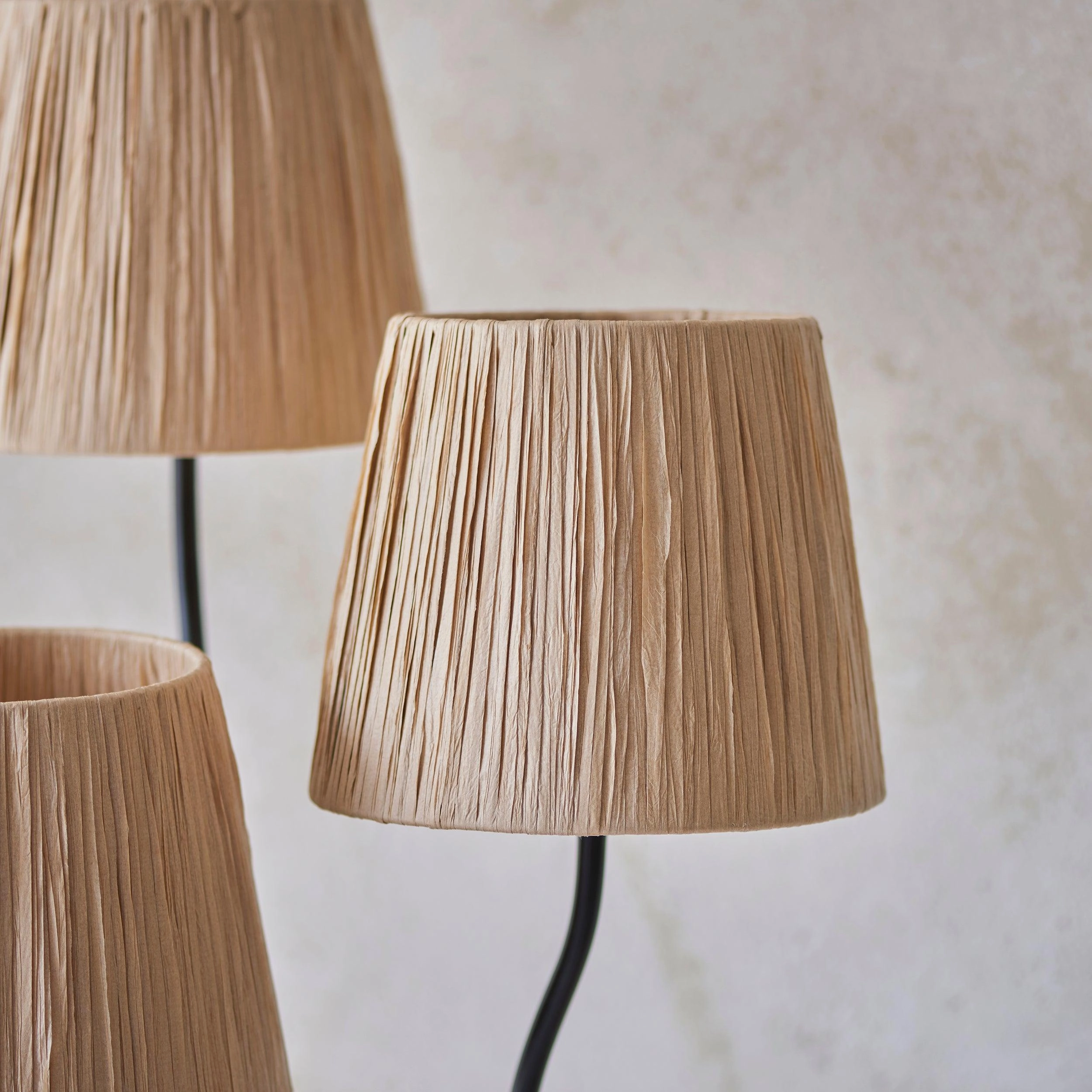 Wriggle 3 Light Black Floor Lamp
