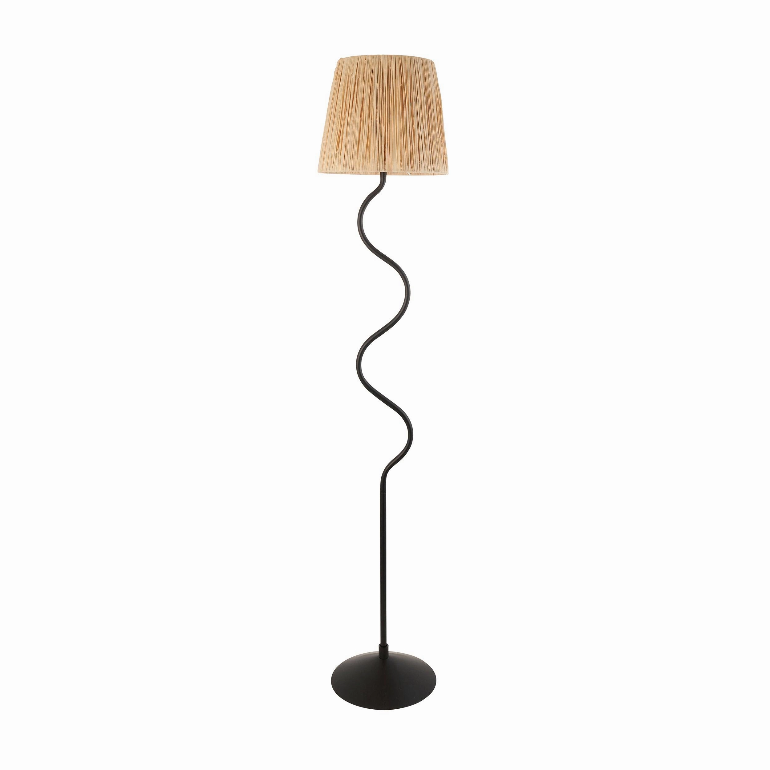 Wriggle Black Floor Lamp