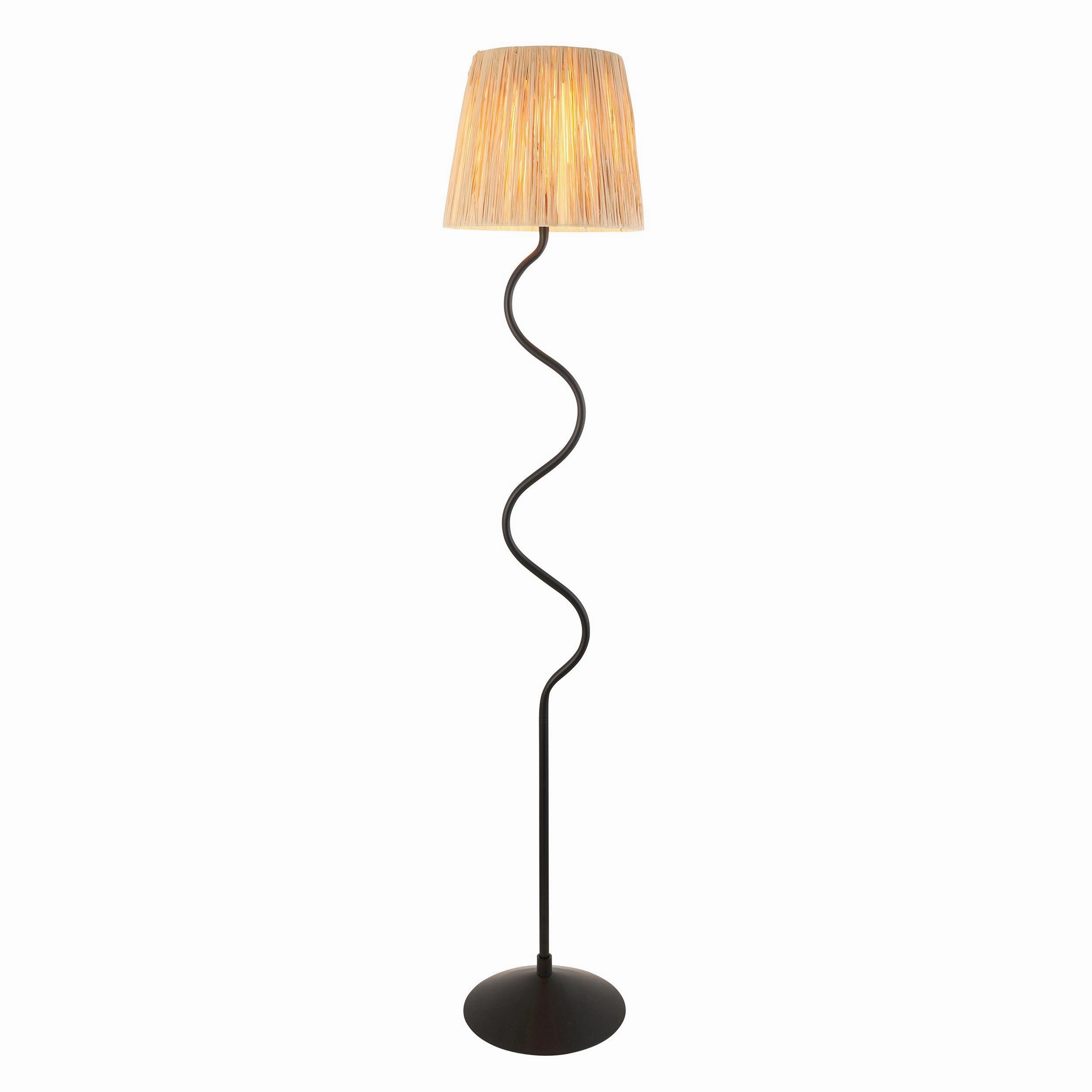 Wriggle Black Floor Lamp