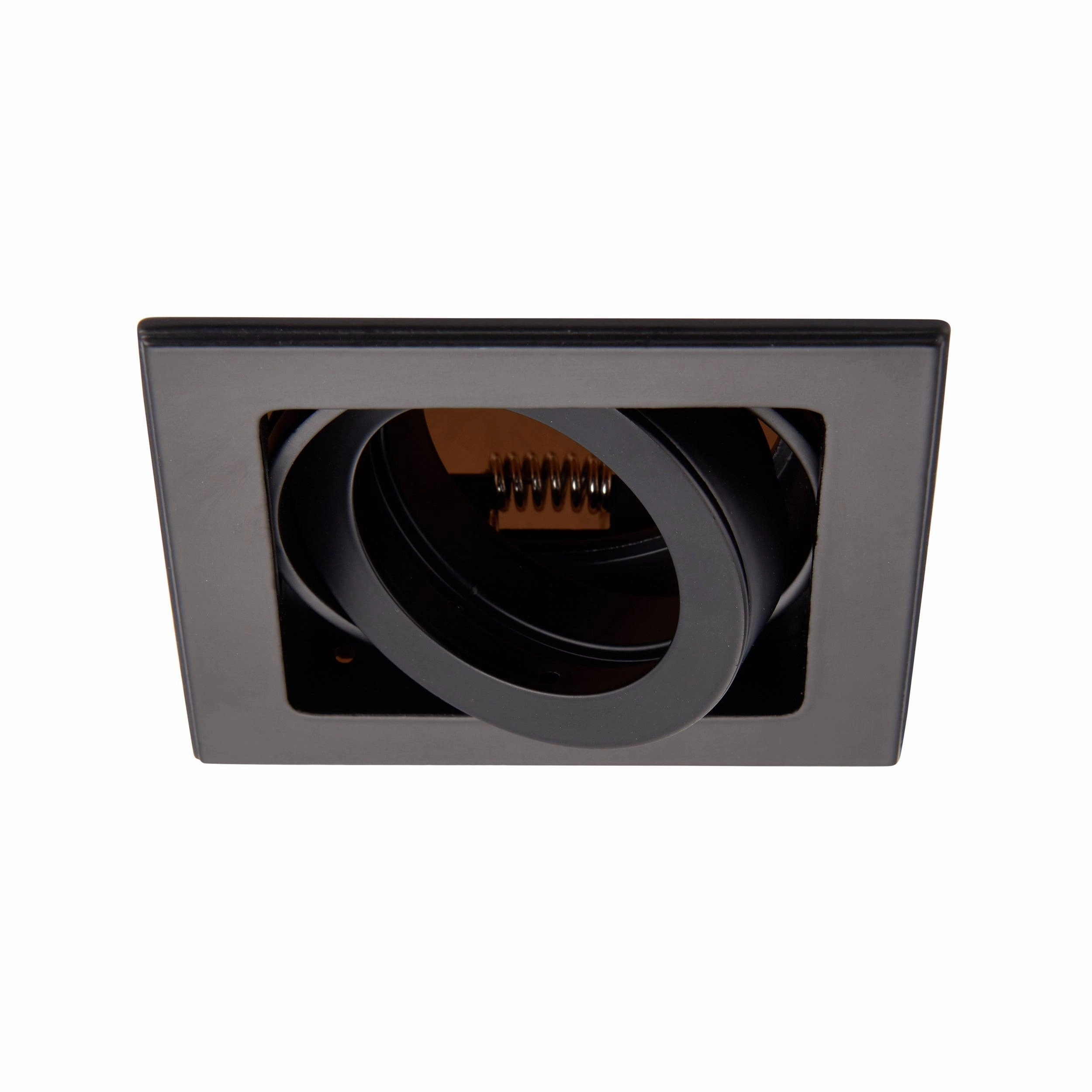 Xeno Black Recessed Tilt Ceiling LIght