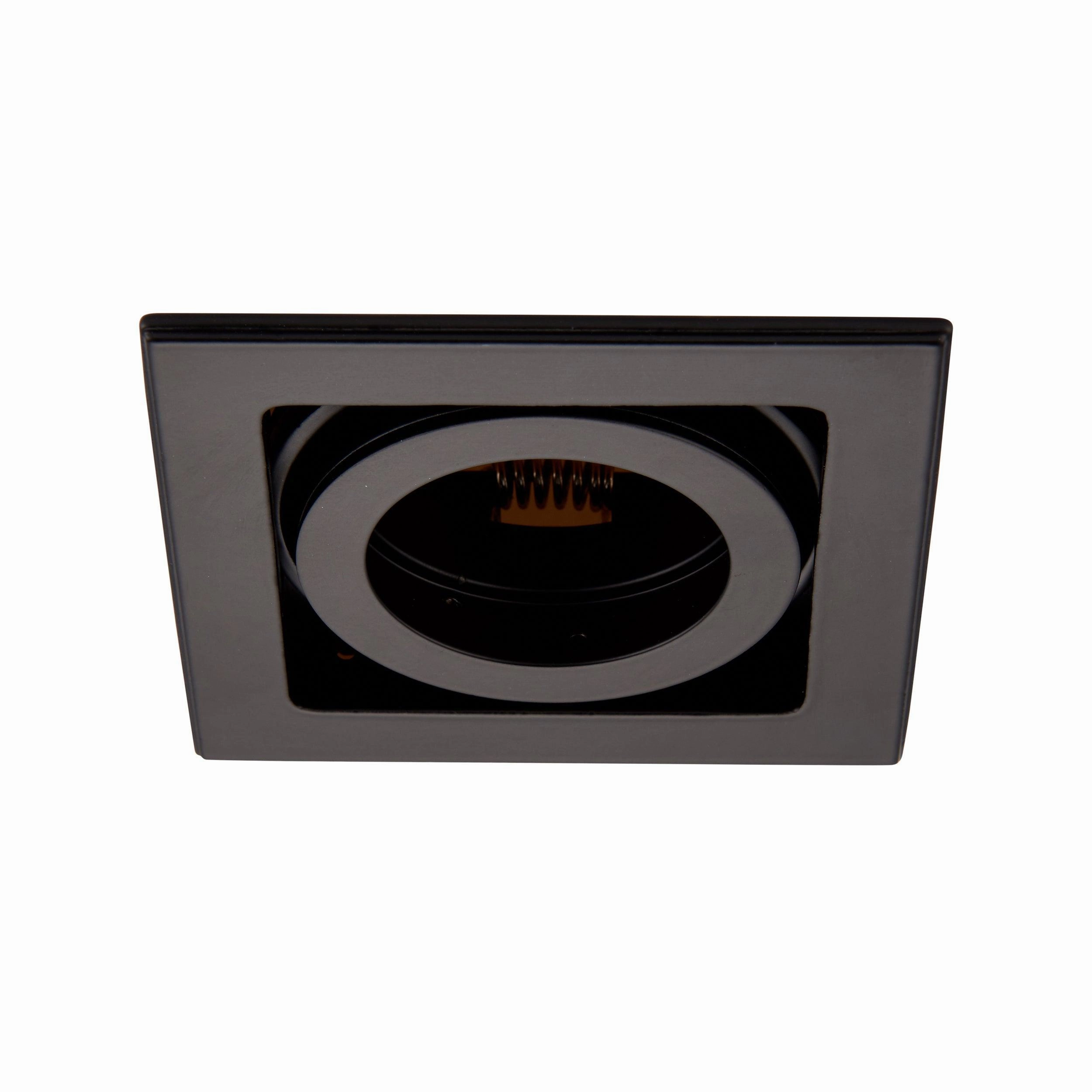 Xeno Black Recessed Tilt Ceiling LIght