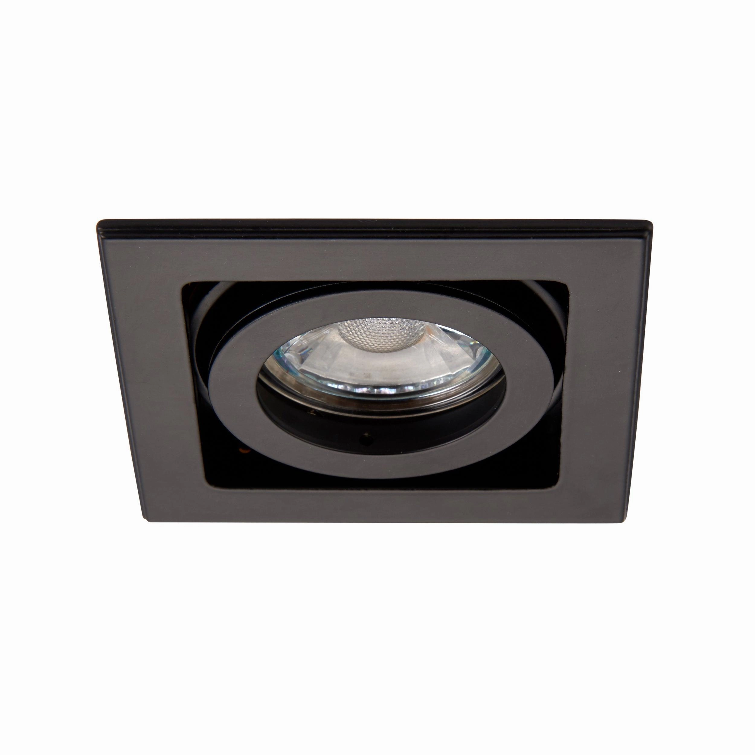 Xeno Black Recessed Tilt Ceiling LIght