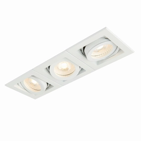 Xeno Triple White Adjustable Recessed Light 50W adjustable floor standing lamp
