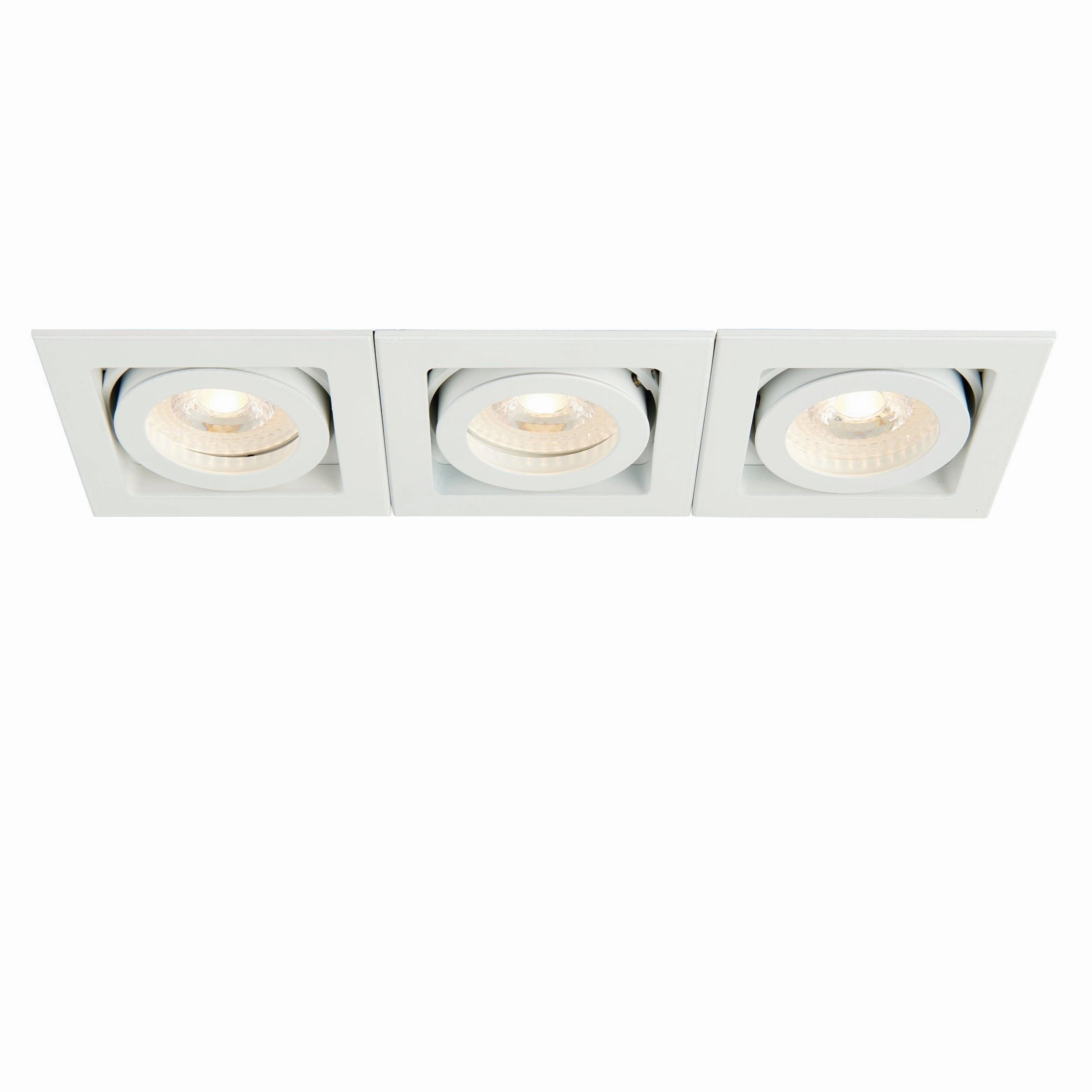 Xeno Triple White Adjustable Recessed Light 50W