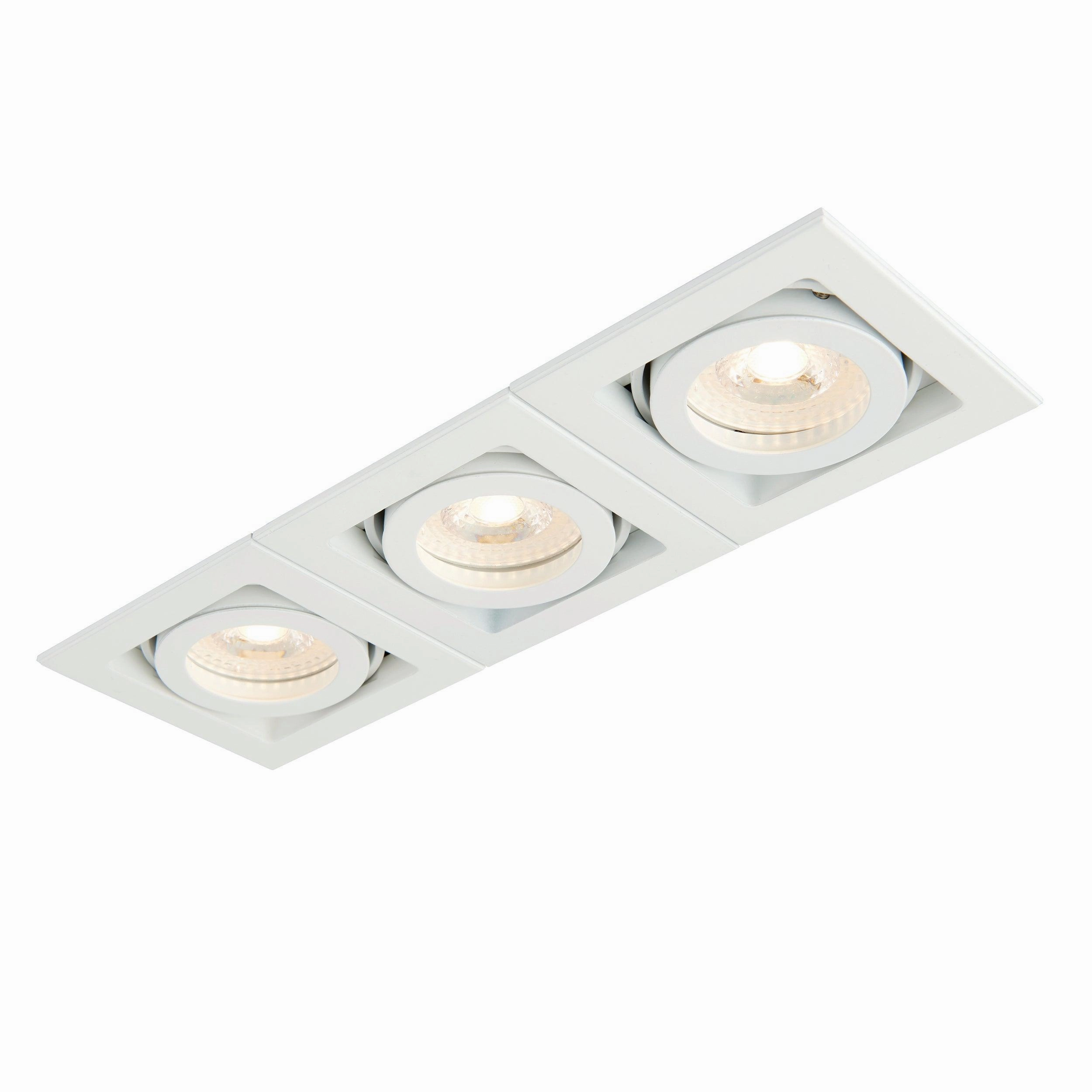 Xeno Triple White Adjustable Recessed Light 50W