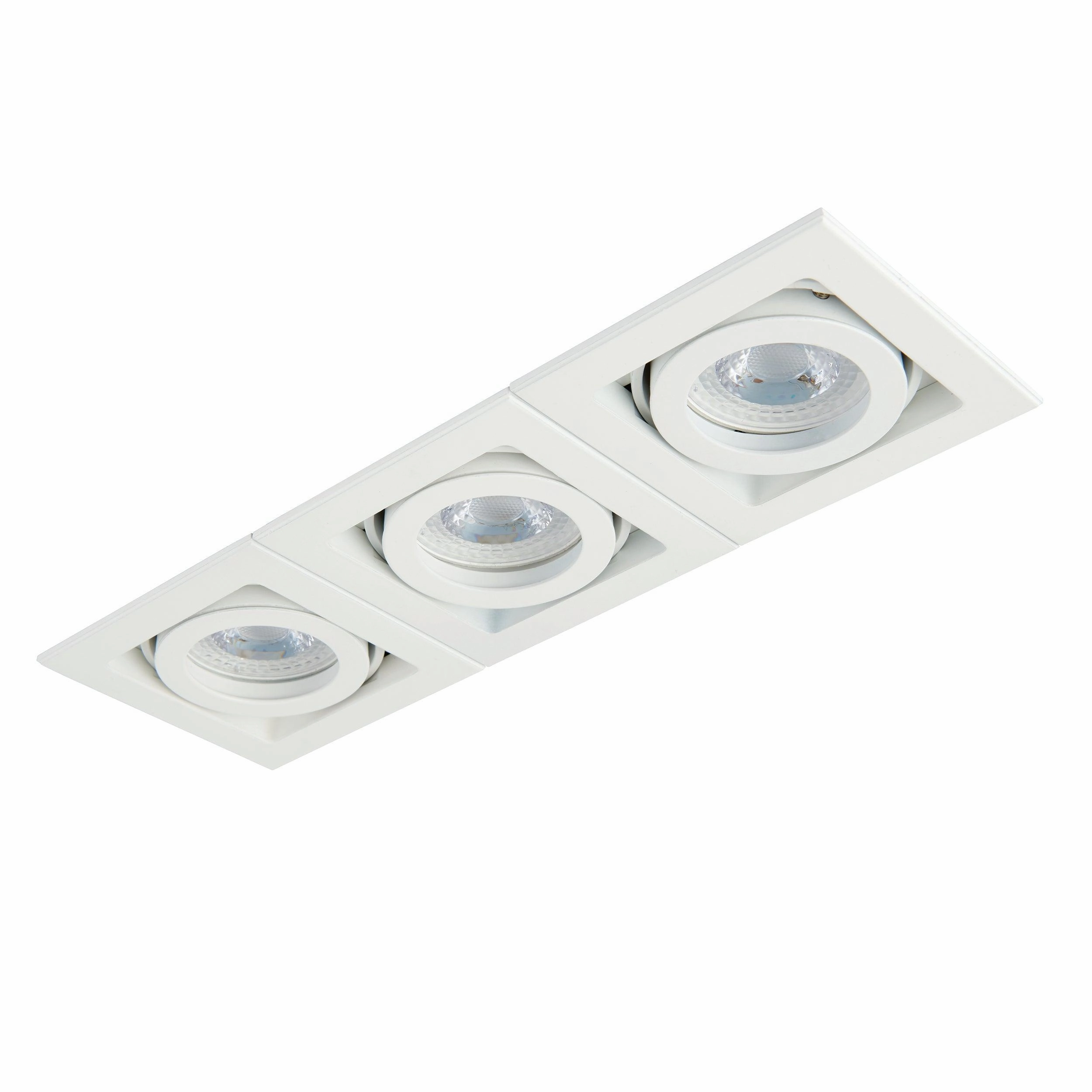 Xeno Triple White Adjustable Recessed Light 50W