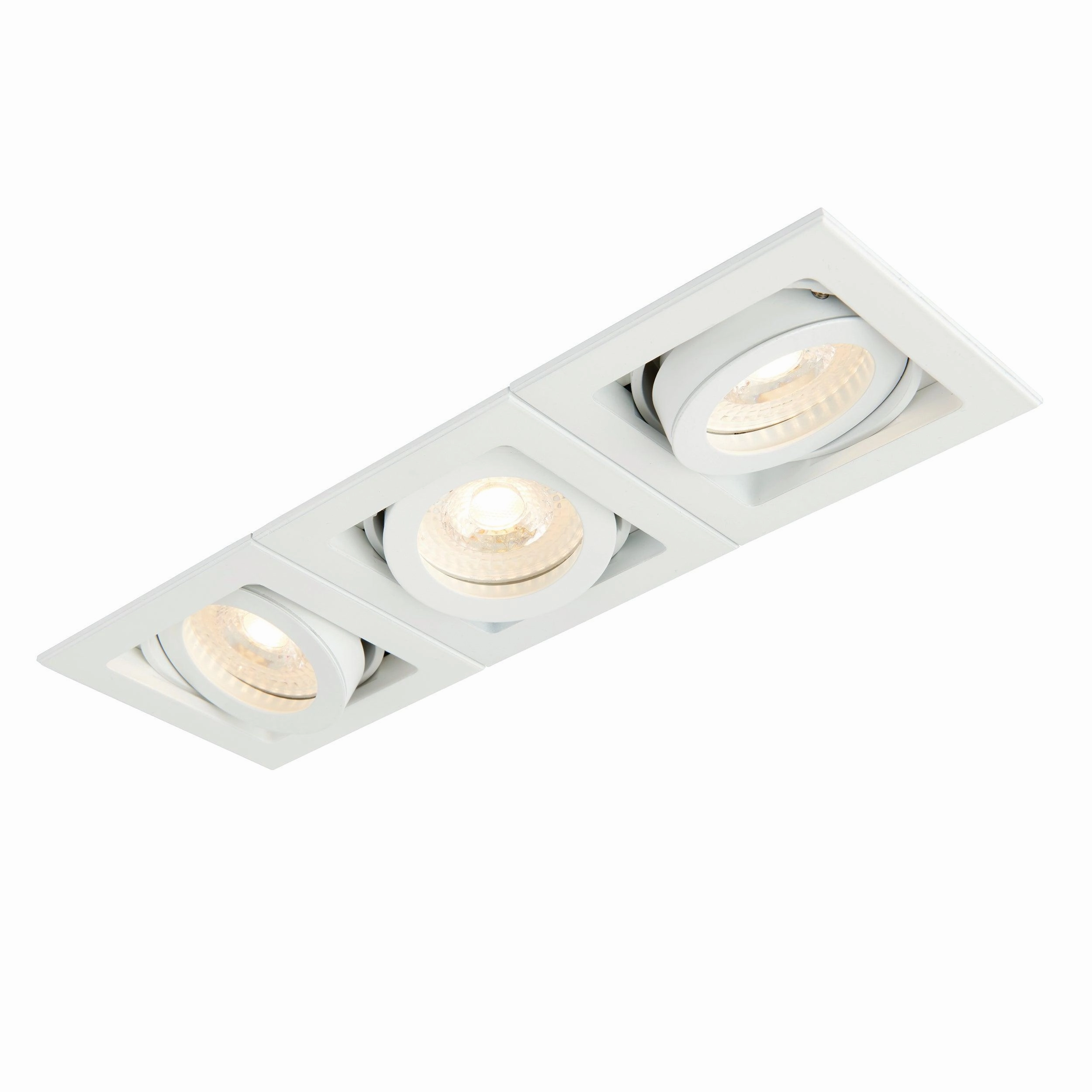 Xeno Triple White Adjustable Recessed Light 50W adjustable floor standing lamp