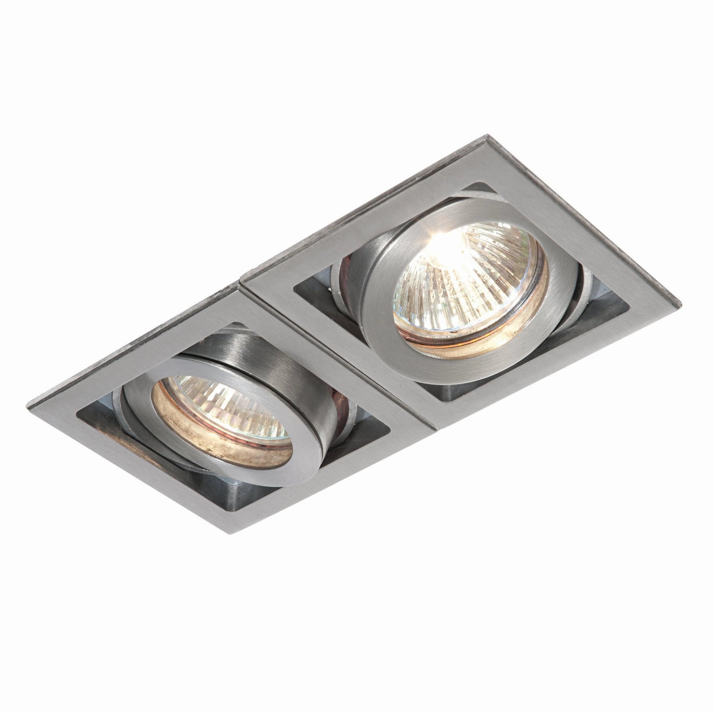 Xeno Twin Aluminium Adjustable Recessed Light 50W adjustable floor standing lamp