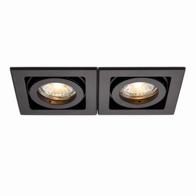 Xeno Twin Black Adjustable Recessed Light 50W adjustable floor standing lamp