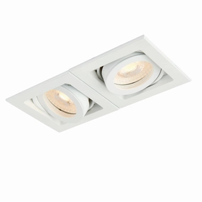 Xeno Twin White Adjustable Recessed Light 50W adjustable floor standing lamp