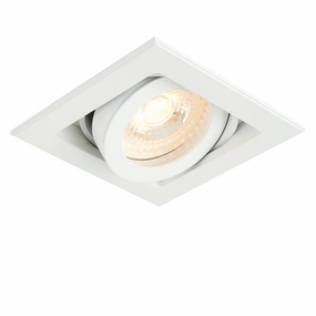 Xeno White Recessed Tilt Ceiling LIght adjustable floor standing lamp