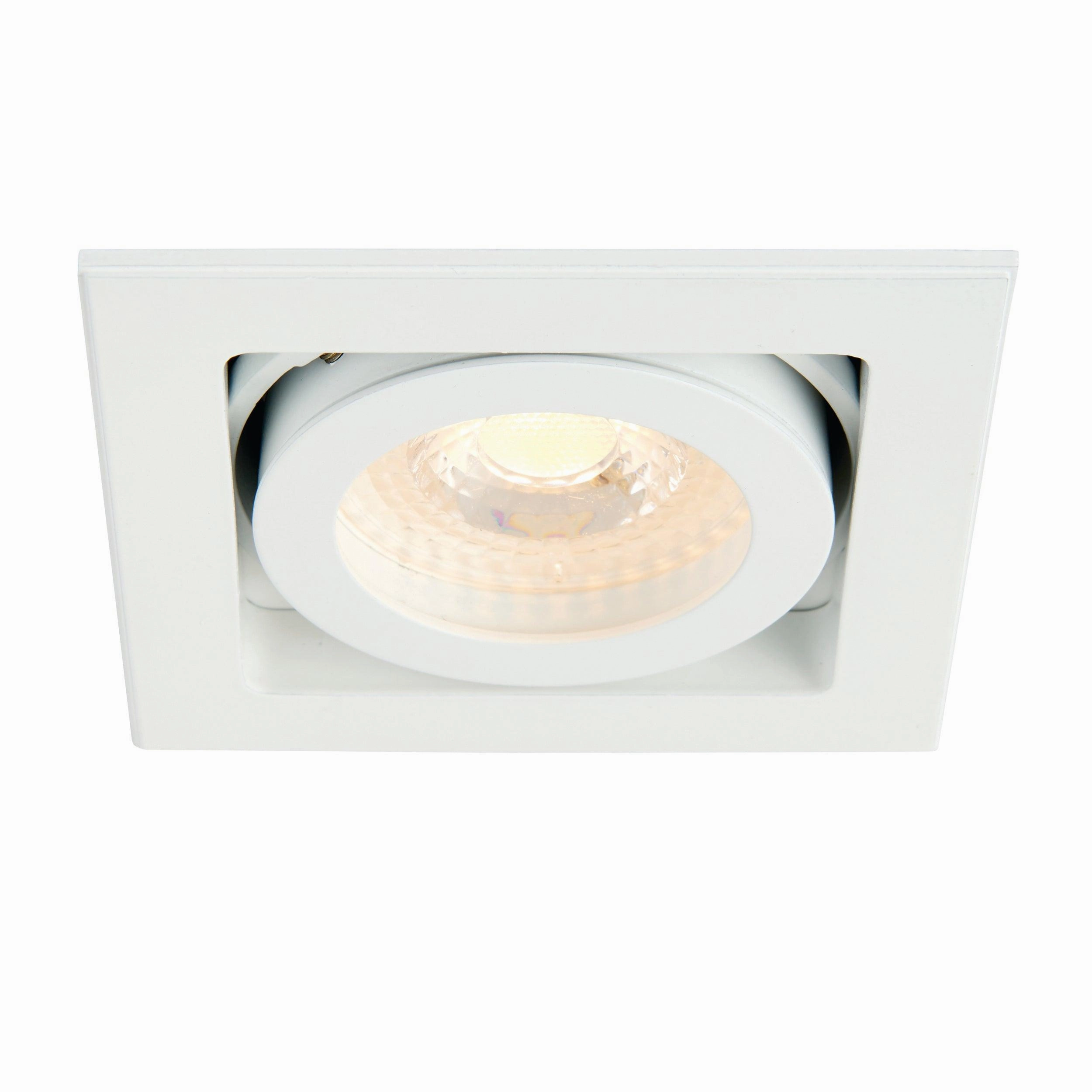 Xeno White Recessed Tilt Ceiling LIght